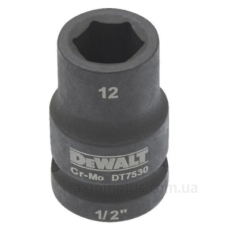 Ударна головка торцева DeWALT DT7530 Impact 12мм