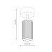 Світильник поворотний, спот TK Lighting 16146 Tune GU10 1x10W IP20 коричневий