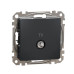 Кінцева TV-розетка 4 дБ Schneider Electric Sedna Design & Elements чорна SDD114471
