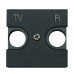 TV-R накладка ABB Zenit N2250.8 AN 2М (антрацит)