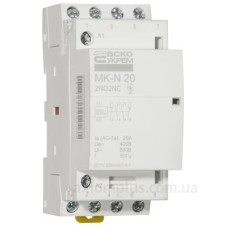 Модульний контактор Аско-Укрем MK-N 4P 20A 2NO+2NC (A0040030029)