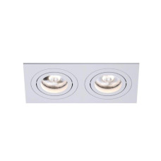 Точковий світильник Kloodi KD-BASE SQ92x175 GU10 WH 2x10W IP20 білий