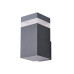 Вуличний світильник Azzardo AZ5222 Jason Square LED 1x9W 4000K 720Lm IP65 темно-сірий Вуличний світильник Azzardo AZ5222 Jason Square LED 1x9W 4000K 720Lm IP65 темно-сірий