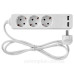 Подовжувач E.Next e.es.3.1.5.z.b.2.usb 3 гнізда 1.5м з USB-зарядкою (s042128)