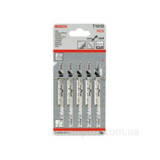 Лобзикові пилки Bosch T101D (5шт)
