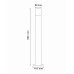 Вуличний світильник Goldlux 315984 Dallas E27 1x12W IP44 GR