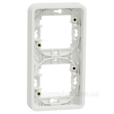 Вертикальна 2-постова рамка Schneider Electric MUR39151 IP55 (біла) Вертикальна 2-постова рамка Schneider Electric MUR39151 IP55 (біла)