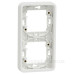 Вертикальна 2-постова рамка Schneider Electric MUR39151 IP55 (біла)