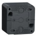 Накладний 1-клавішний вимикач Schneider Electric MUR35021 IP55 (чорний)