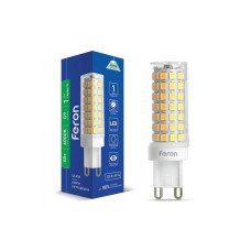Світлодіодна лампочка Feron LB-434 Bulb G9 6W 4000K 550Lm Біла
