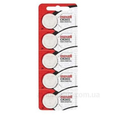 Літійова батарейка Maxell 18586300 CR2032 5шт