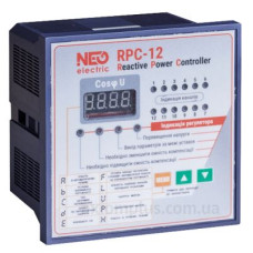 Регулятор реактивної потужності NEO RPC-12 control loop 12 ступенів 220В