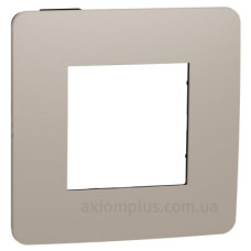 Однопостова рамка Schneider Electric NU280228 (пісочний/антрацит)
