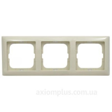 Тримісна рамка ABB Basic 55 2513-92-507 (слонова кістка)