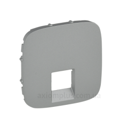 Панель розетки RJ11/RJ45 Legrand Valena Allure алюміній