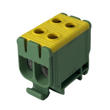 Клемник на DIN-рейку Al 6-50/Cu 4 2.5-50 мм² жовто-зелений Промфактор ( FT1050G2 ) Клемник на DIN-рейку Al 6-50/Cu 4 2.5-50 мм² жовто-зелений Промфактор ( FT1050G2 )