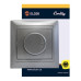 Світлорегулятор Elcor Emily 9215 (211590) 600Вт (сірий металік)