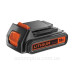 Акумулятор для електроінструментів Black&Decker BL2018 18В 2 Ач 0,42 кг Акумулятор для електроінструментів Black&Decker BL2018 18В 2 Ач 0,42 кг