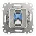 Розетка Schneider Sedna Design алюміній комп'ютерна RJ45 Саt. 6 UTP ( SDD113461 )