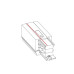 Ввід живлення Nowodvorski 8712 CTLS Power End Cap Right PE-R IP20 білий