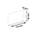 Вуличний світильник Goldlux 315700 Chicago LED 2x5W 4000K 1120Lm IP54 чорний