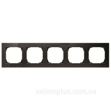 П'ятимісна рамка ABB Sky 2CLA857500A1501 8575 NS (чорний оксамит)