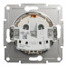 Розетка з заземленням та кришкою Schneider Electric Asfora без рамки кремова (EPH3170123)