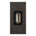 Розетка Zenit антрацит USB 1 мод. 2000мА ( 2CLA218520N1801 )​