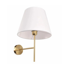 Бра, настінний світильник Goldlux 3325495 Elena E27 1x20W IP20 білий