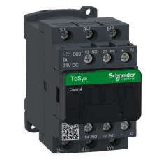 Контактор Schneider Electric LC1D09BL 3Р 9A НО+НЗ 24В DC (2,4Вт розширений) Контактор Schneider Electric LC1D09BL 3Р 9A НО+НЗ 24В DC (2,4Вт розширений)