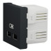 Подвійна USB розетка Schneider Electric NU341854 2.1А 2М (антрацит)