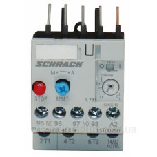 Теплове реле Schrack LSTD0250 1,8-2,5А розмір 00 Теплове реле Schrack LSTD0250 1,8-2,5А розмір 00