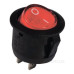 Перемикач TNSy KCD1-5-101 R/B круглий червоний (TNSy5500706)