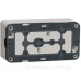 Накладна 2-місна розетка Schneider Electric MUR39035 із з/к та шторками IP55 (біла)