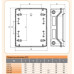 Пластиковий щит зовнішнього виконання ETI 001101063 ECH 24PT (24 М IP65)