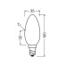 Світлодіодна лампочка Osram 4099854545269 E27 1x6.8W 3000K 806Lm IP20