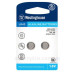Лужна батарея Westinghouse LR43-BP2(AG12-BP2) Alkaline таблетка LR43 2шт у блістері Лужна батарея Westinghouse LR43-BP2(AG12-BP2) Alkaline таблетка LR43 2шт у блістері
