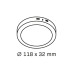 Світильник стельовий Goldlux 336040 Rigel LED 1x4.8W 4000K 550Lm IP20 чорний Світильник стельовий Goldlux 336040 Rigel LED 1x4.8W 4000K 550Lm IP20 чорний