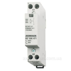Модульний контактор Schrack BZ326471 230В AC 1НВ 20А Модульний контактор Schrack BZ326471 230В AC 1НВ 20А