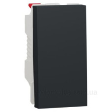 Одноклавішний вимикач Schneider Electric NU310154 (схема 1) 10А 1М (антрацит) Одноклавішний вимикач Schneider Electric NU310154 (схема 1) 10А 1М (антрацит)
