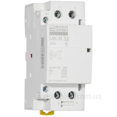 Модульний контактор Аско-Укрем MK-N 2P 32A 2NO (A0040030031)