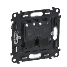 Механізм розетки подвійний RJ45 Кат.5е UTP Legrand Valena In`Matic