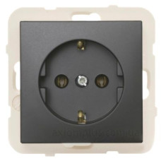 Одинарна розетка Logus 21131 TIS 2P+Z Шуко 16А 250В (сірий) Одинарна розетка Logus 21131 TIS 2P+Z Шуко 16А 250В (сірий)