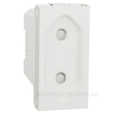 Розетка Schneider Electric NU303118 (гвинтовий затискач) 10А 1М (біла)