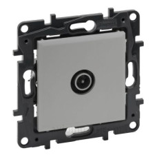 TV розетка Legrand Niloe Step зірка алюміній (863374) TV розетка Legrand Niloe Step зірка алюміній (863374)