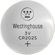 Літієва батарейка Westinghouse CR2025-BP5 Lithium таблетка CR2025 5шт у блістері