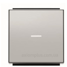 Клавіша вимикача ABB Sky 2CLA850130A1301 8501.3 PL із лінзою (срібло)