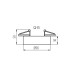 Точковий світильник Kanlux 28783 Mini Bord GU10/GU5.3 1x10W IP20 чорний
