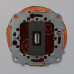 Розетка Zenit антрацит USB 1 мод. 2000мА ( 2CLA218520N1801 )​