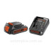 Комплект із зарядного пристрою та акумулятора Black&Decker BDC1A15 1А 14,4В/18В для електроінструментів